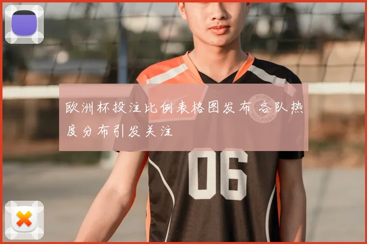 欧洲杯投注比例表格图发布 各队热度分布引发关注